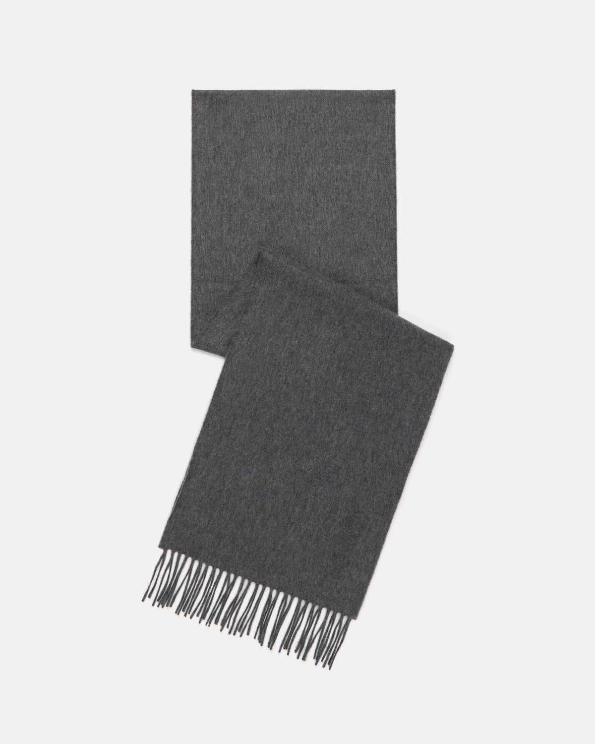 Made-in-Scotland Grey Cashmere Muffler