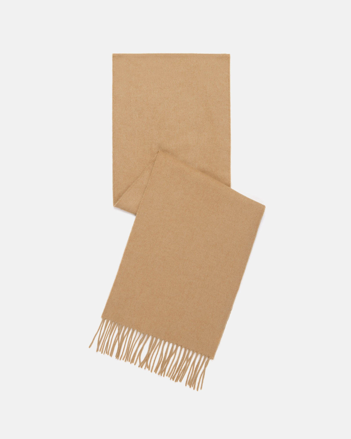 Made-in-Scotland Camel Cashmere Muffler
