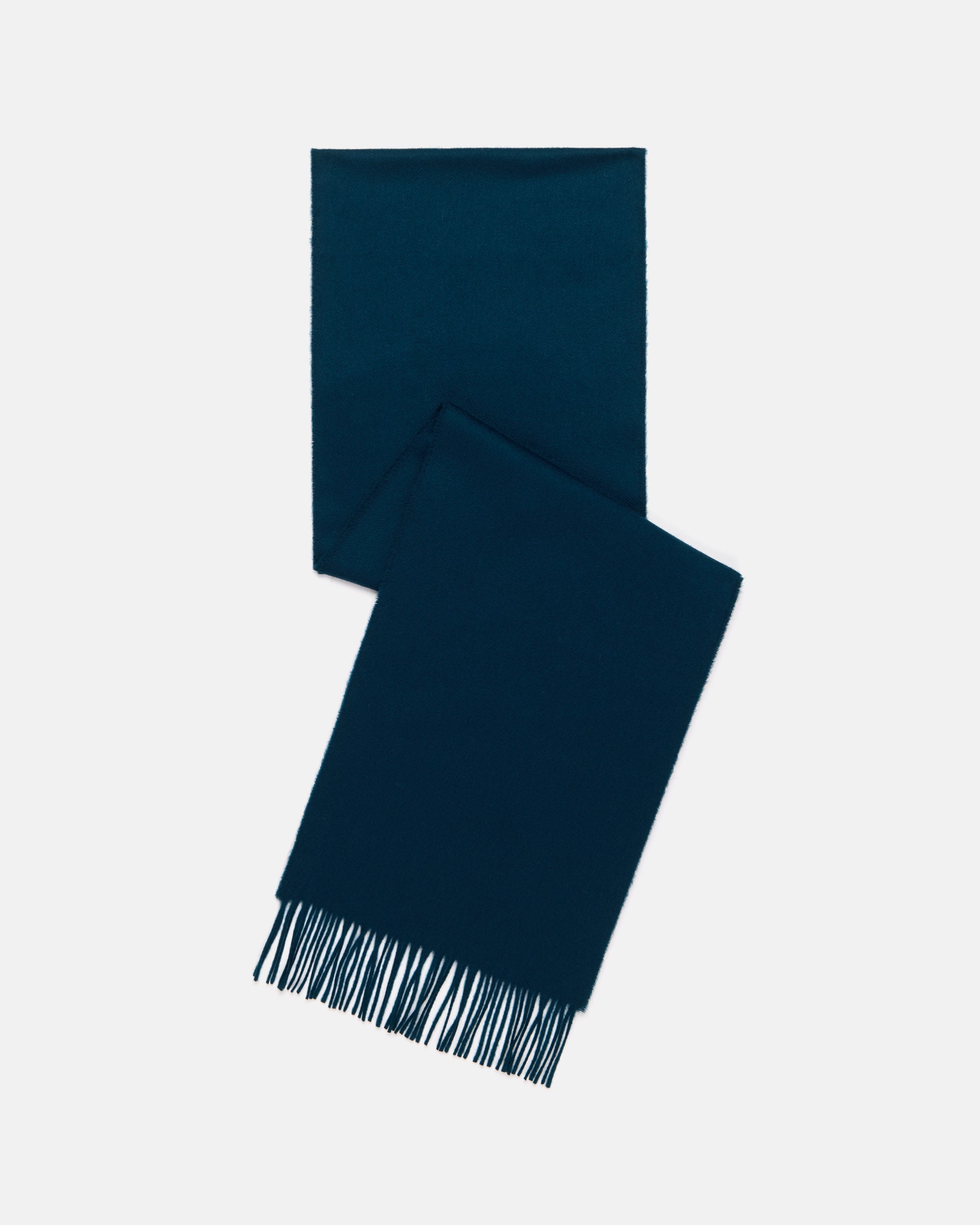 Made-in-Scotland Green Cashmere Muffler