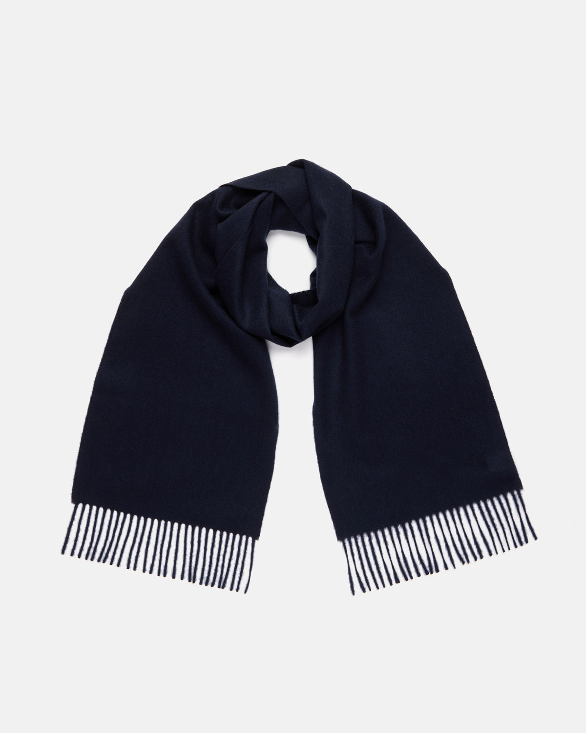 Made-in-Scotland Navy Cashmere Muffler