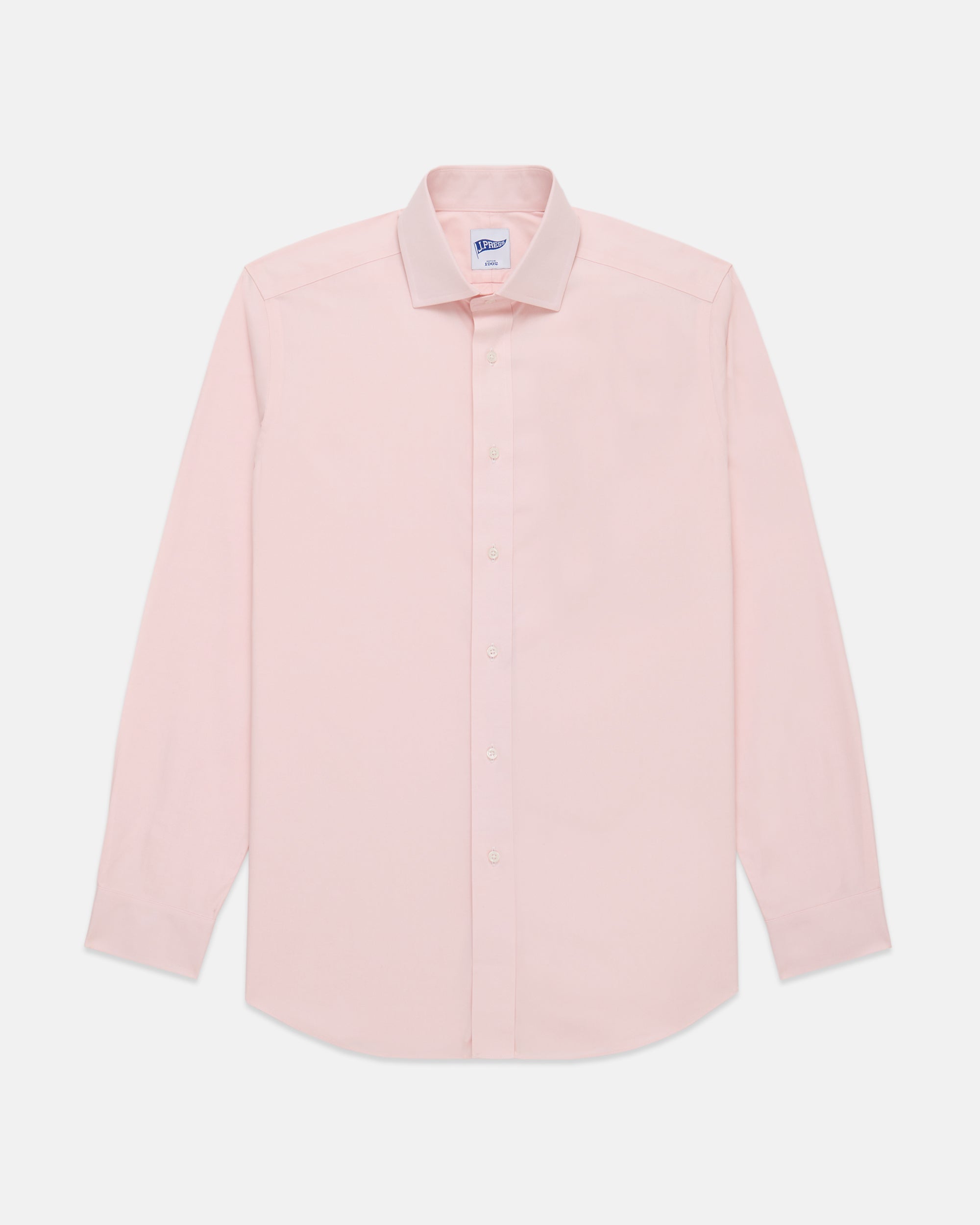 Pink Pinpoint Spread Collar Shirt - Trim Fit | J.PRESS - Pennant Label