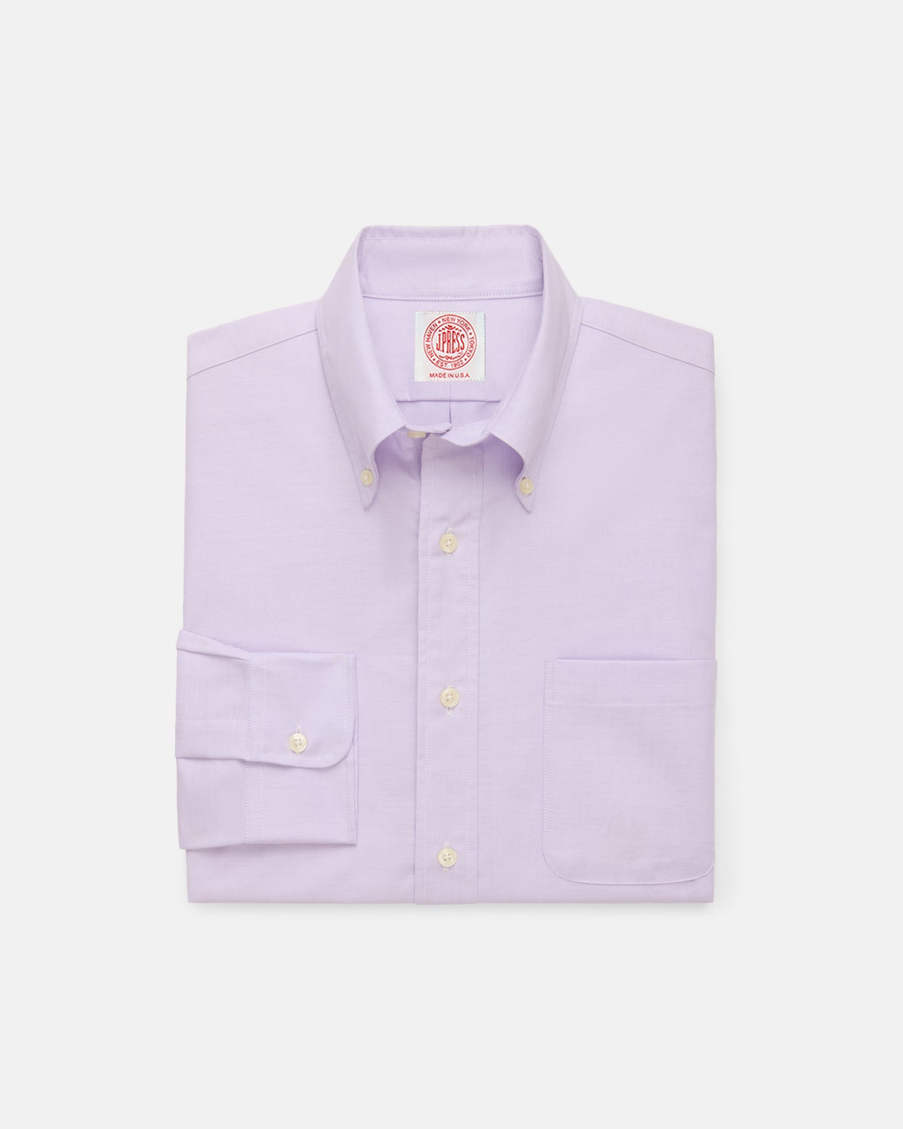 SOLID PURPLE OXFORD DRESS SHIRT | J. Press