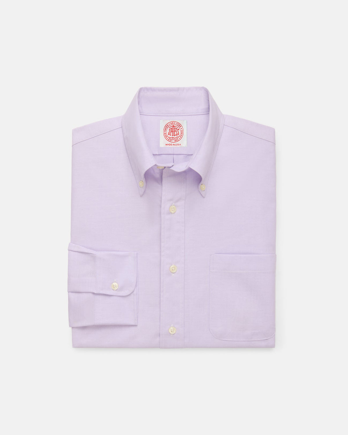 made in usa dress shirt Made-in-USA Purple Oxford Cloth Button Down Shirt