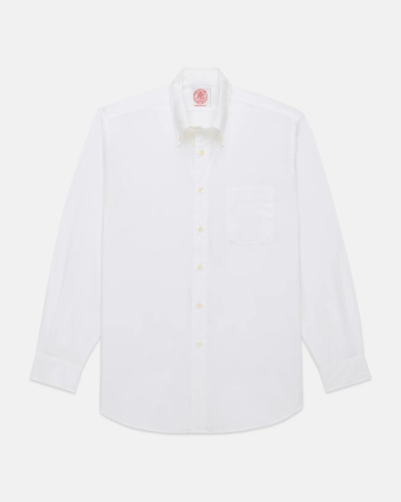 Classic Dress Shirt - White Broadcloth | J. Press
