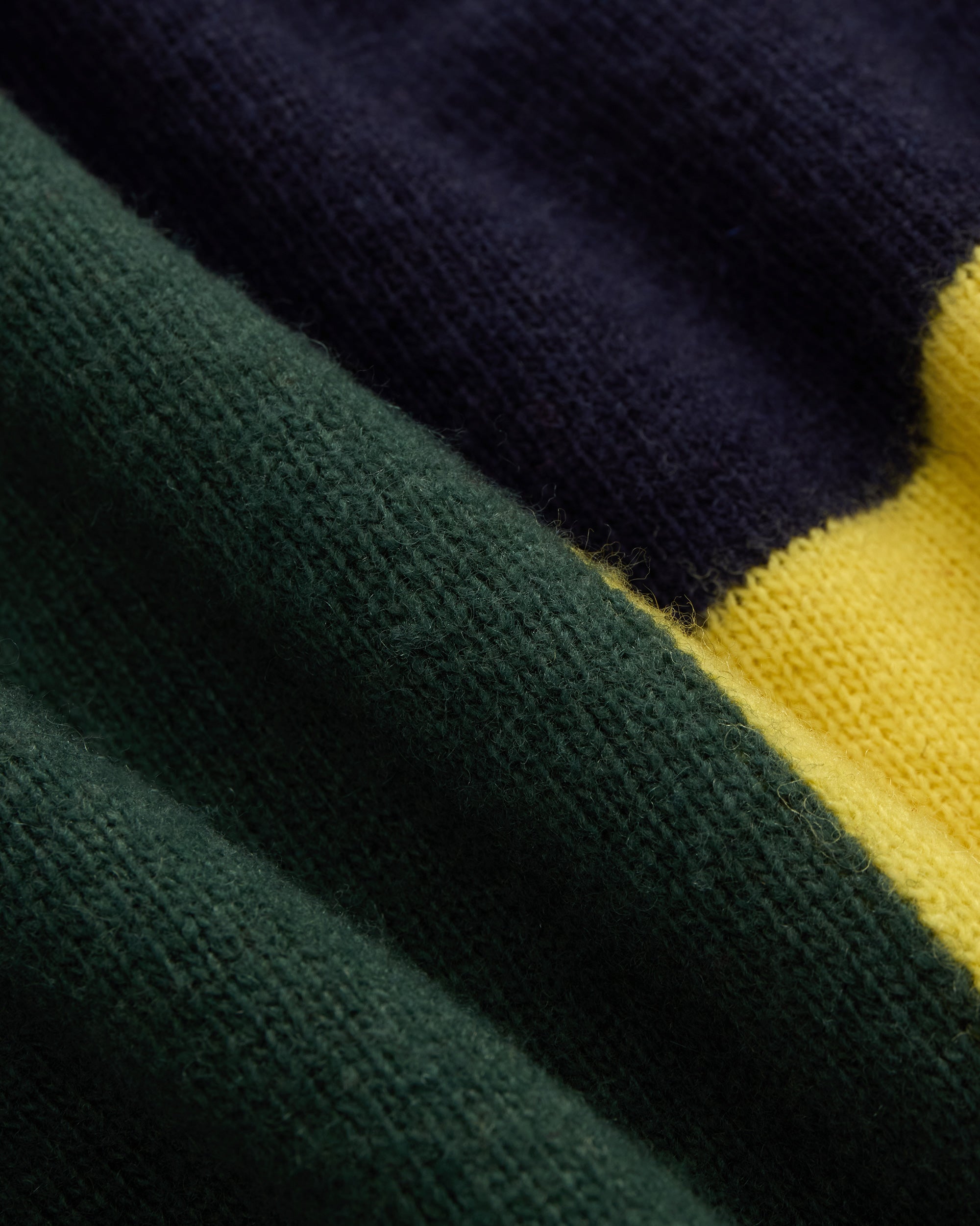 Wool Panelled Fun Sweater - Trim Fit