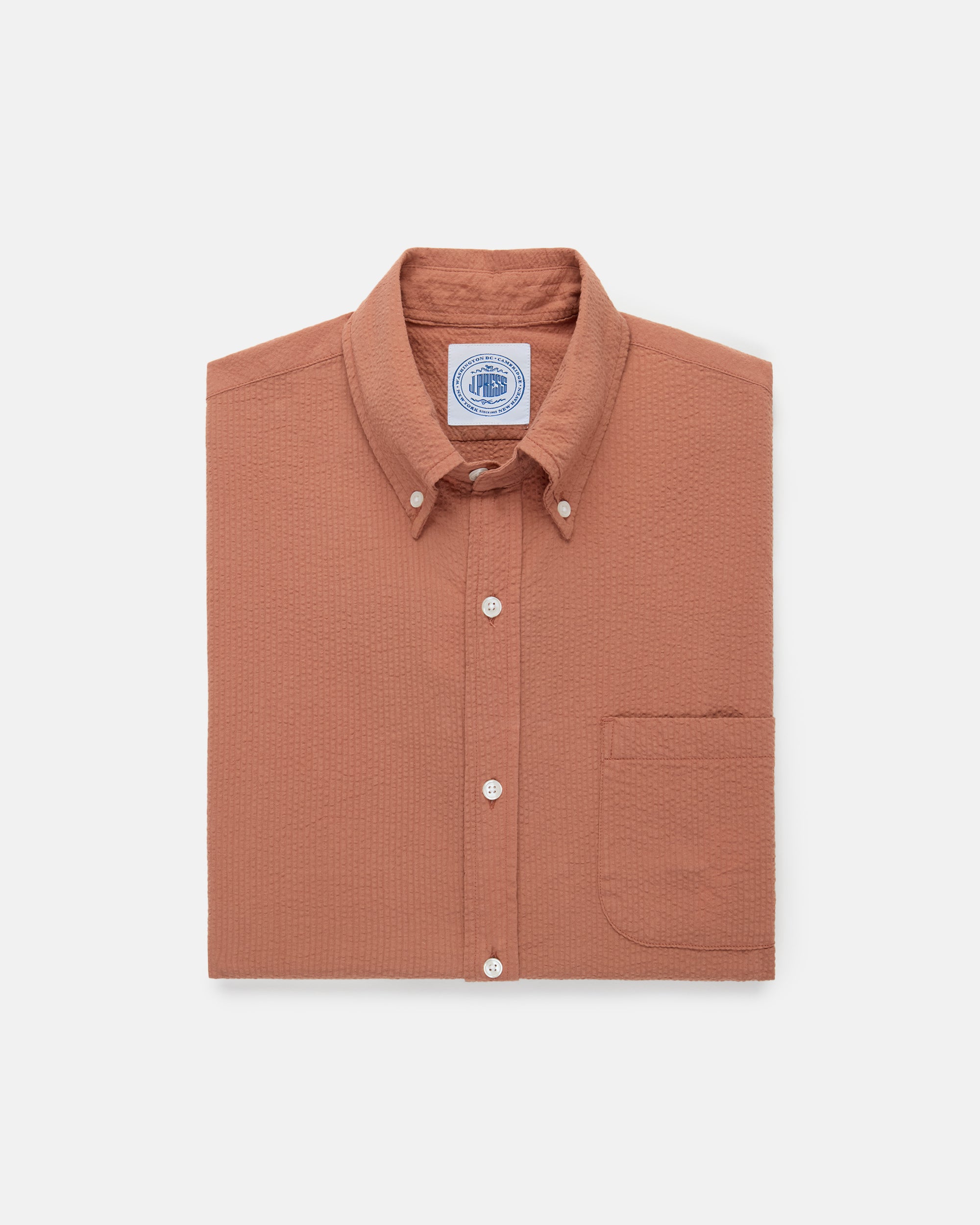 Short Sleeve Seersucker Sport Shirt - Classic Fit