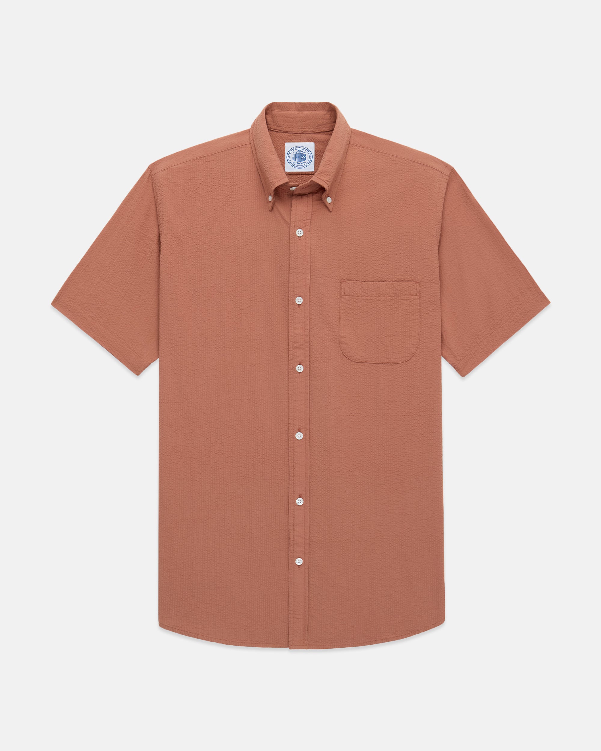 Short Sleeve Seersucker Sport Shirt - Classic Fit