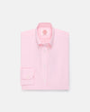 Made-in-USA Women's Pink Oxford Cloth Button Down Sport Shirt