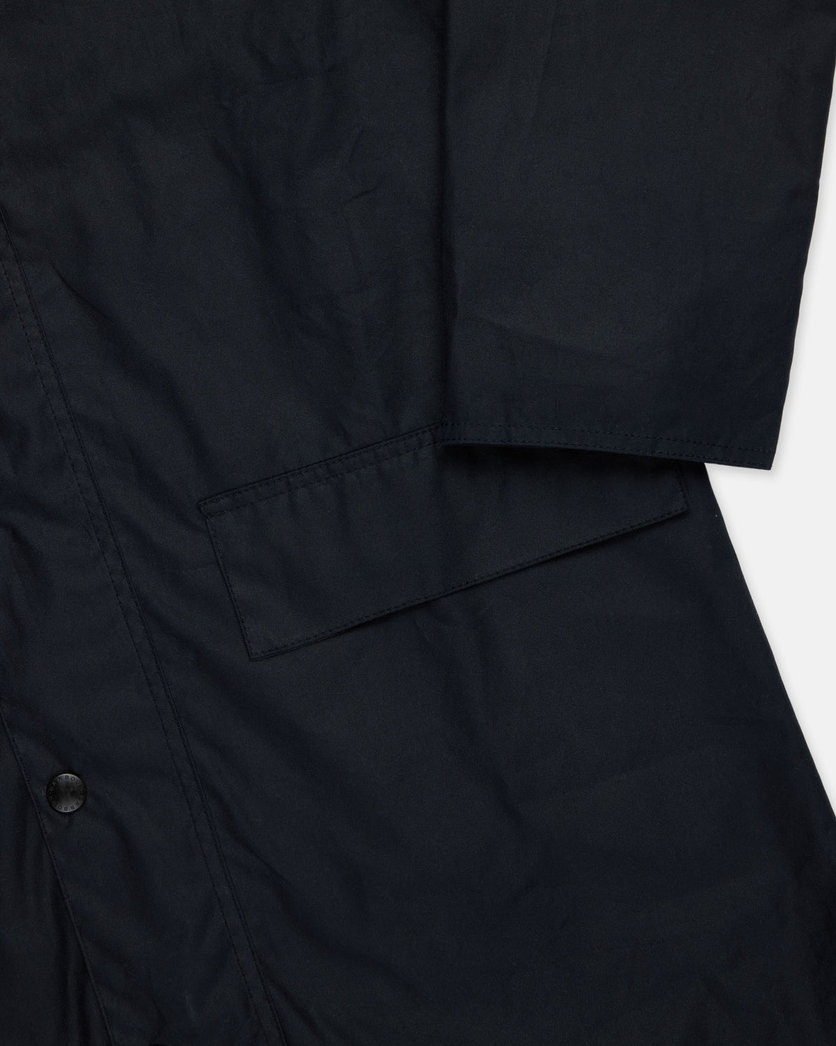Made-in-England Barbour Navy Burghley® Wax Jacket
