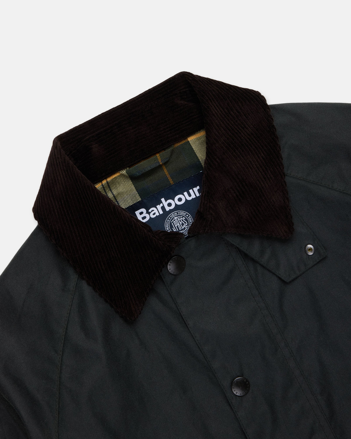 Made-in-England Barbour Sage Burghley® Wax Jacket