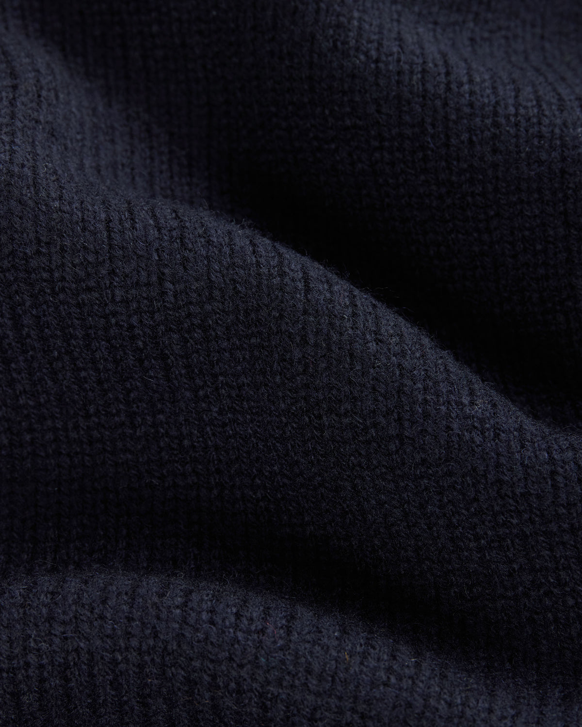 Navy Lambswool Cardigan Sweater