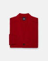Red Lambswool Cardigan Sweater