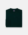 Dark Green Lambswool Crewneck Sweater