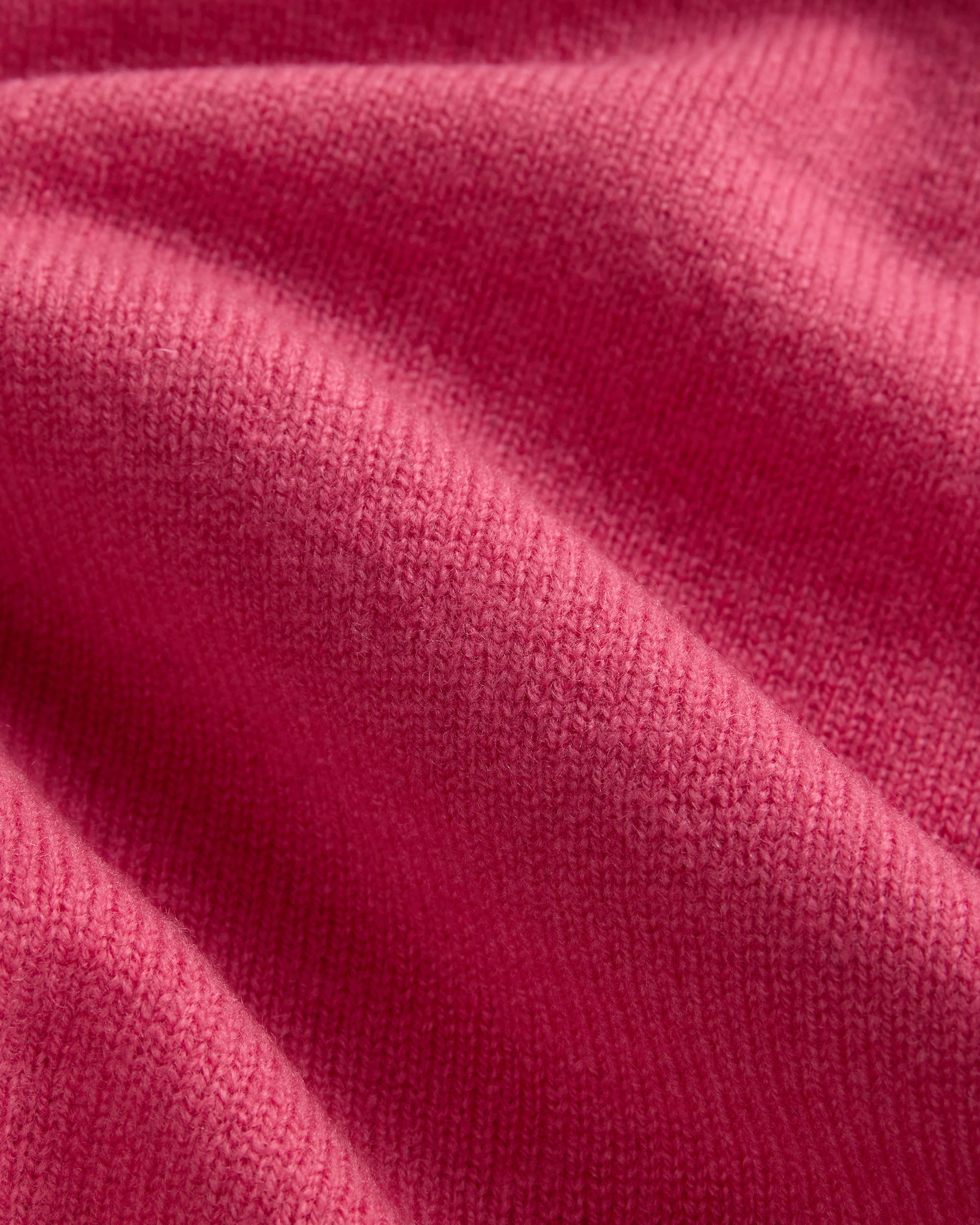 Pink Lambswool Crewneck Sweater