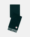 Made-in-England Bottle Green Merino Wool Scarf