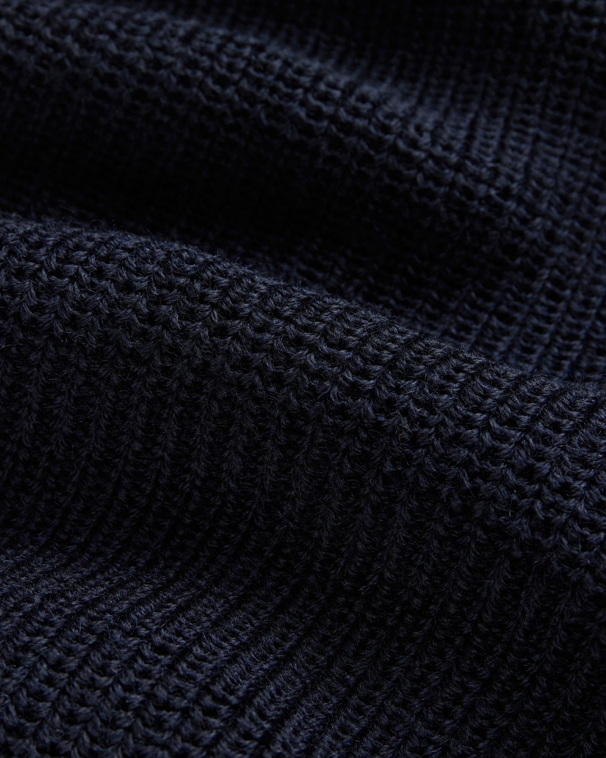 Made-in-Germany Navy Merino Wool Skipper Sweater