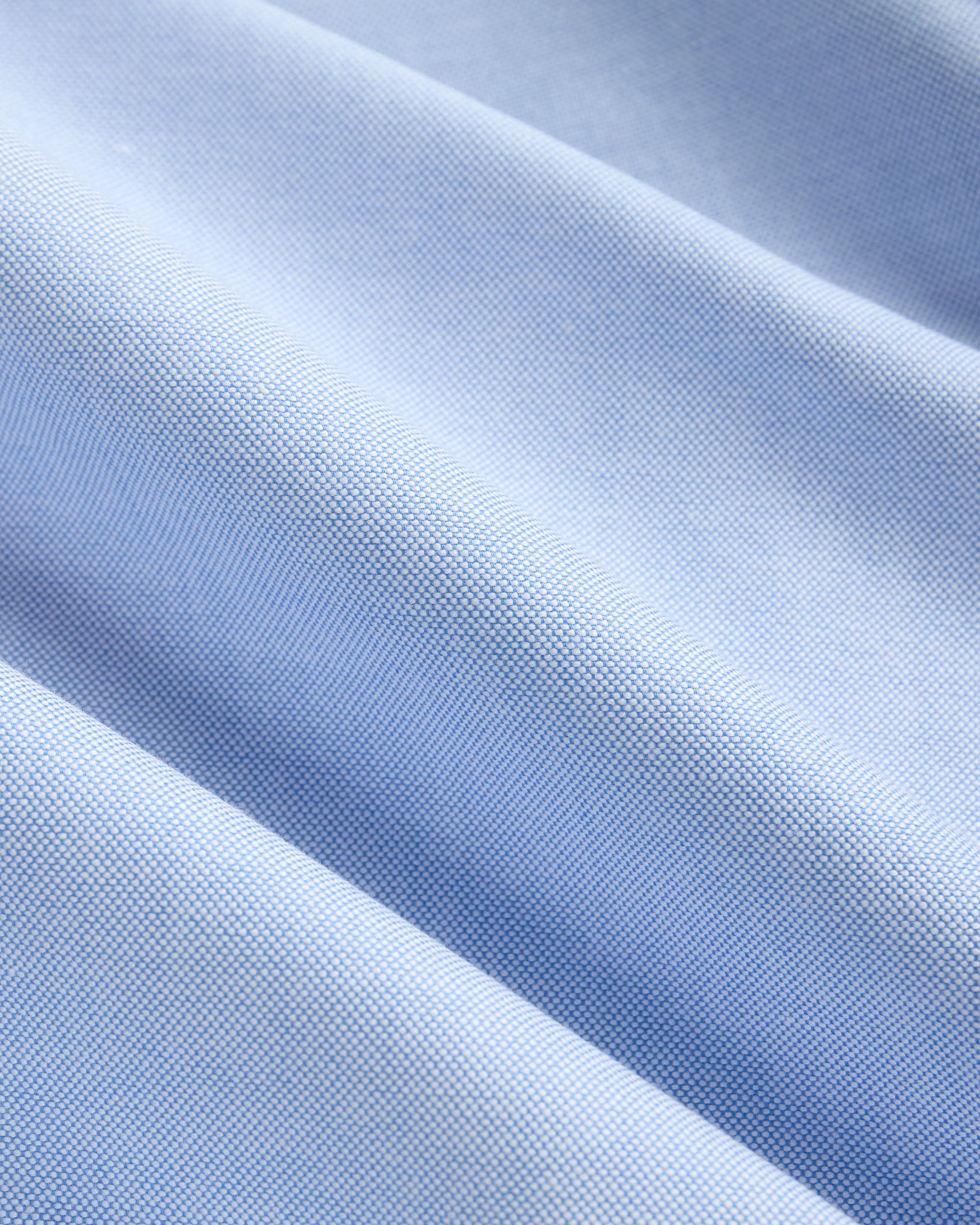 Made-in-USA Mister Mort Blue with Pink Stripe Contrast Collar Oxford Sport Shirt