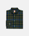 Handloomed Green & Blue Plaid Shirt