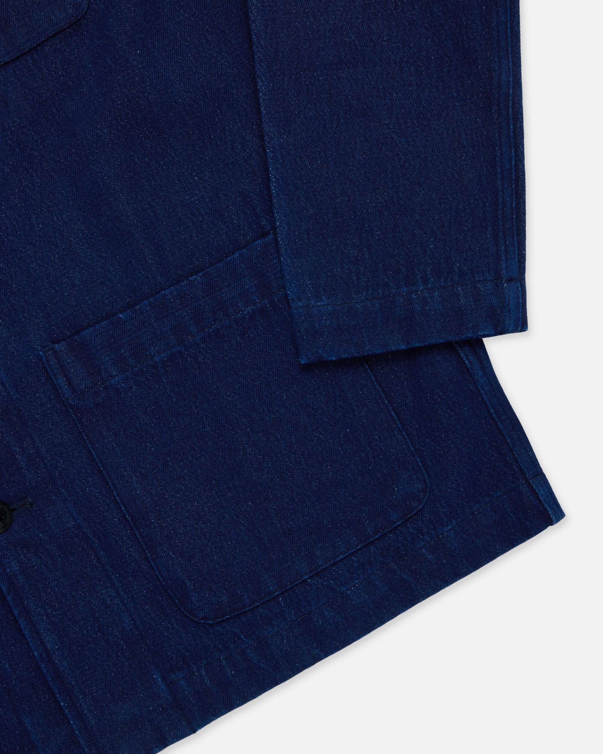 Handloomed Indigo Shirt Jacket