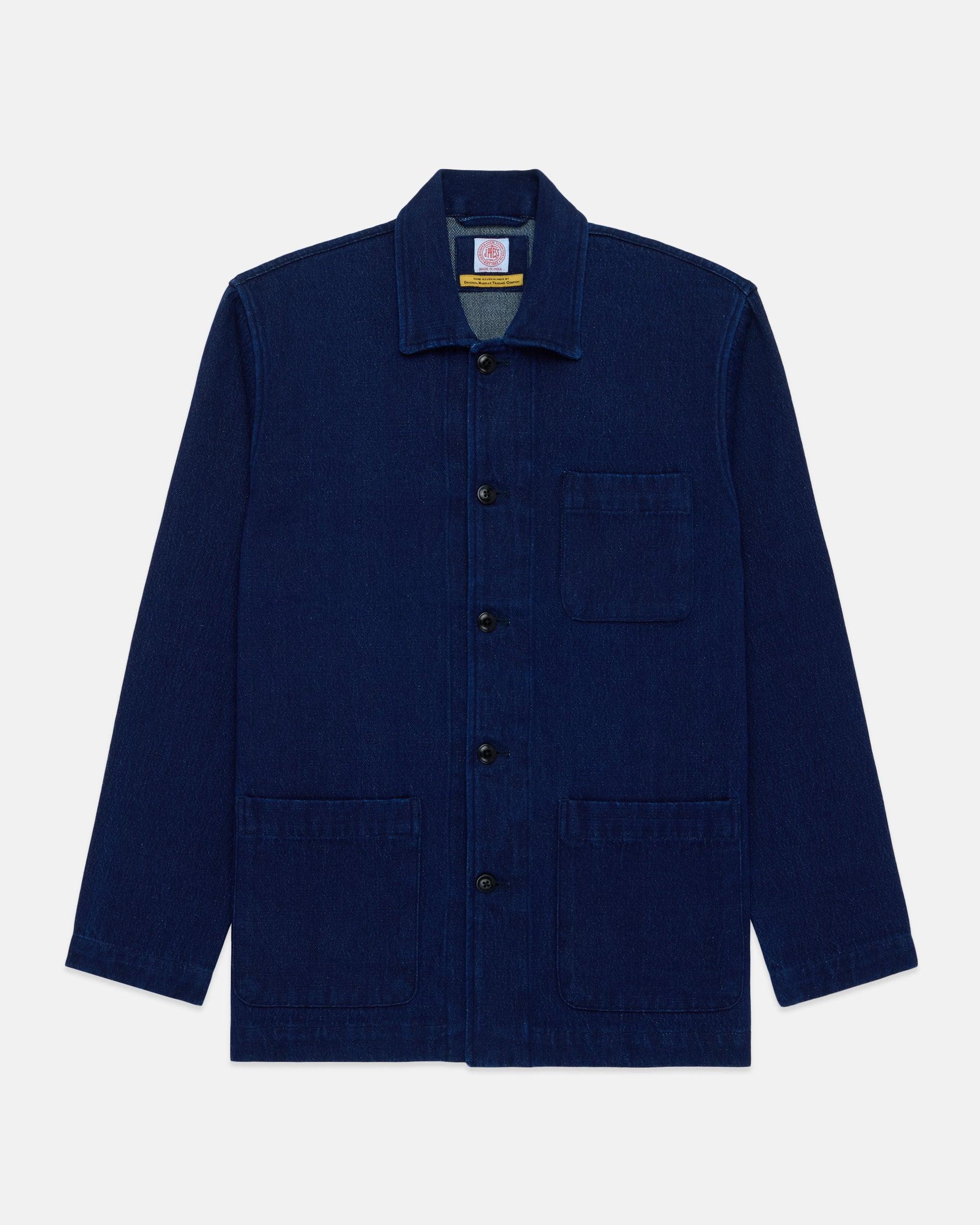 Handloomed Indigo Shirt Jacket