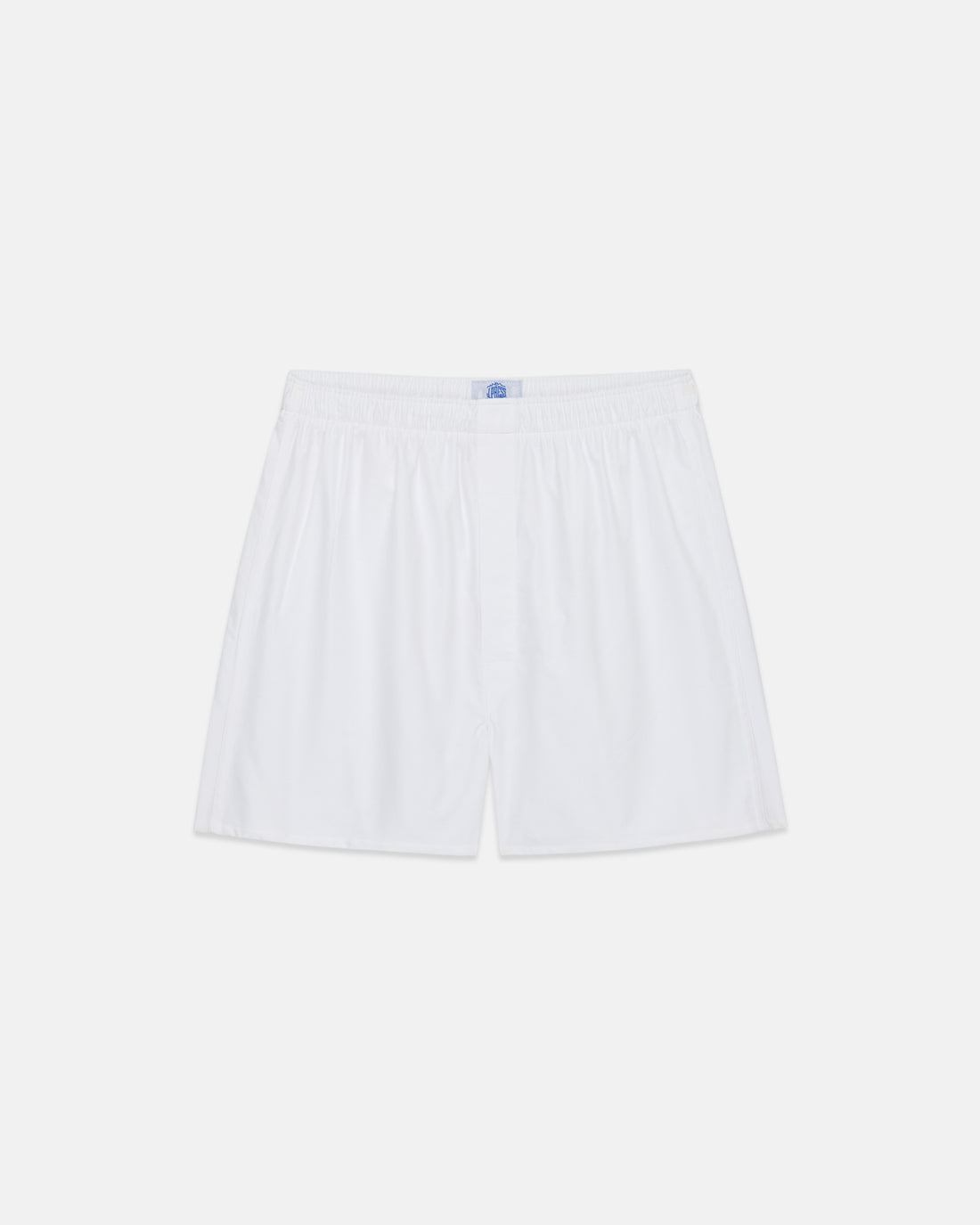 White Oxford Boxers | Men's White Boxer Shorts - J. Press Boxers