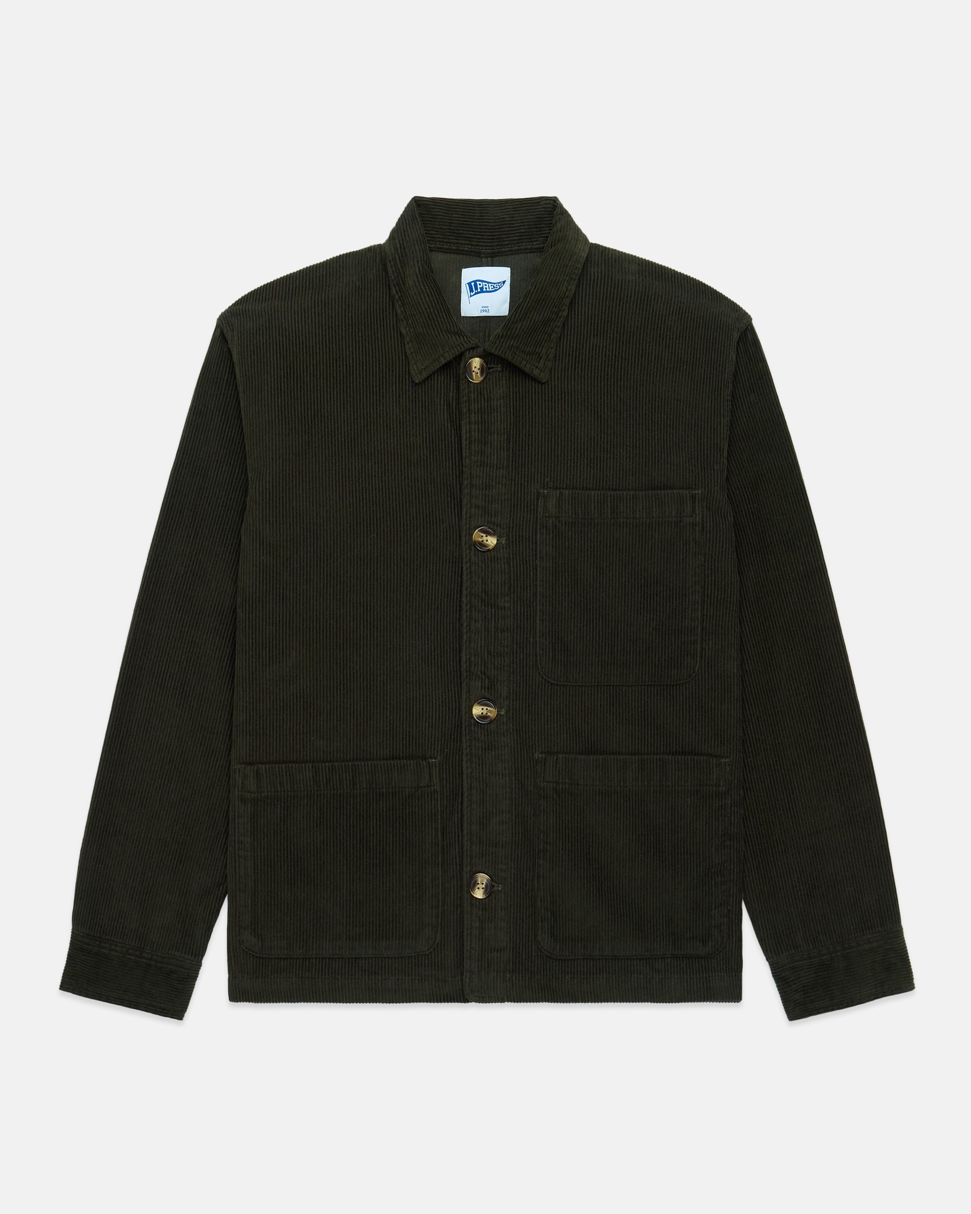 Corduroy Chore Jacket - Olive | J.Press