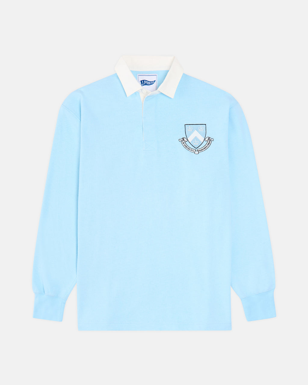 Columbia Rugby Shirt - Light Blue | J.PRESS