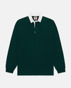 Made-in-USA Green Cotton Rugby