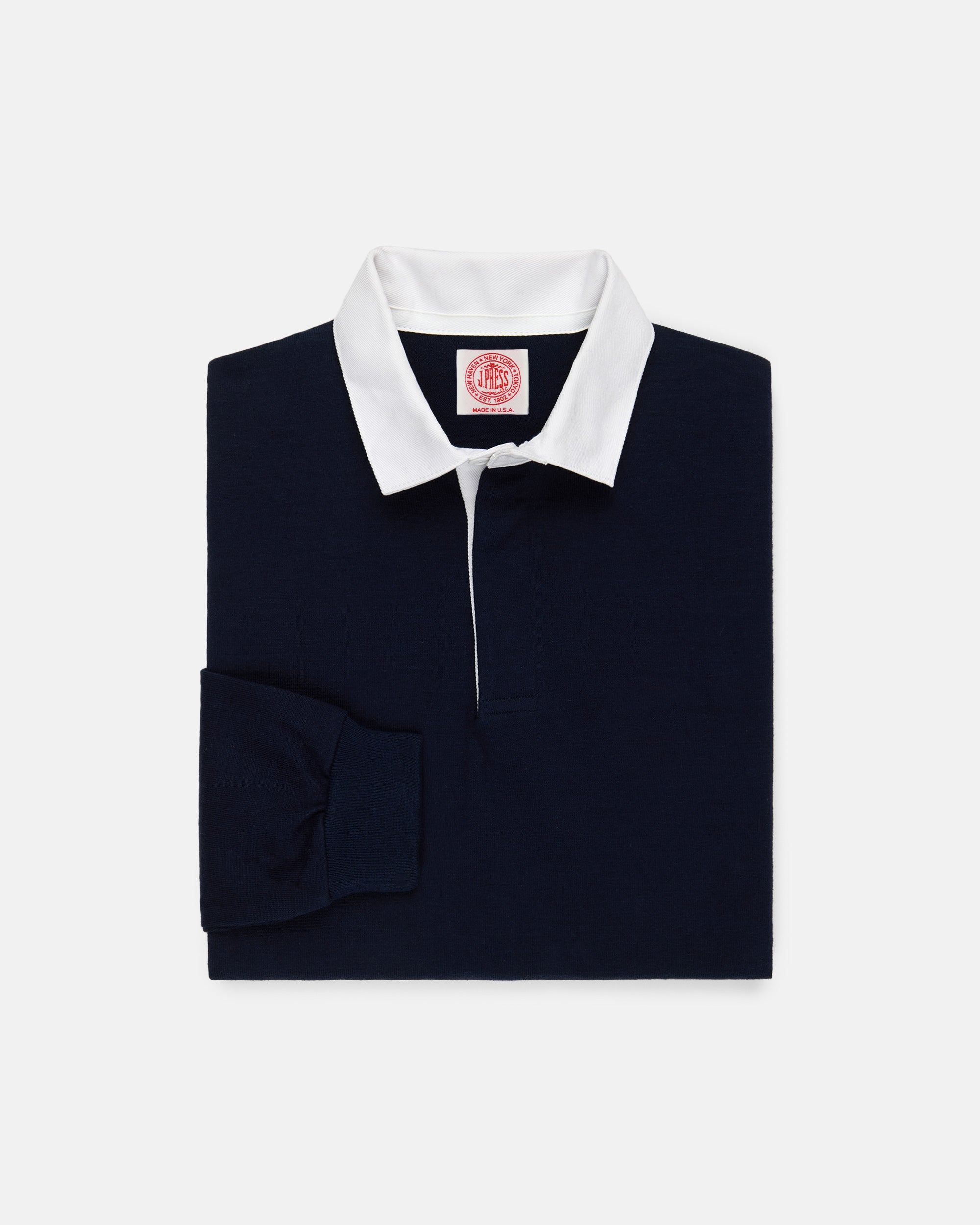 Made-in-USA Navy Cotton Rugby