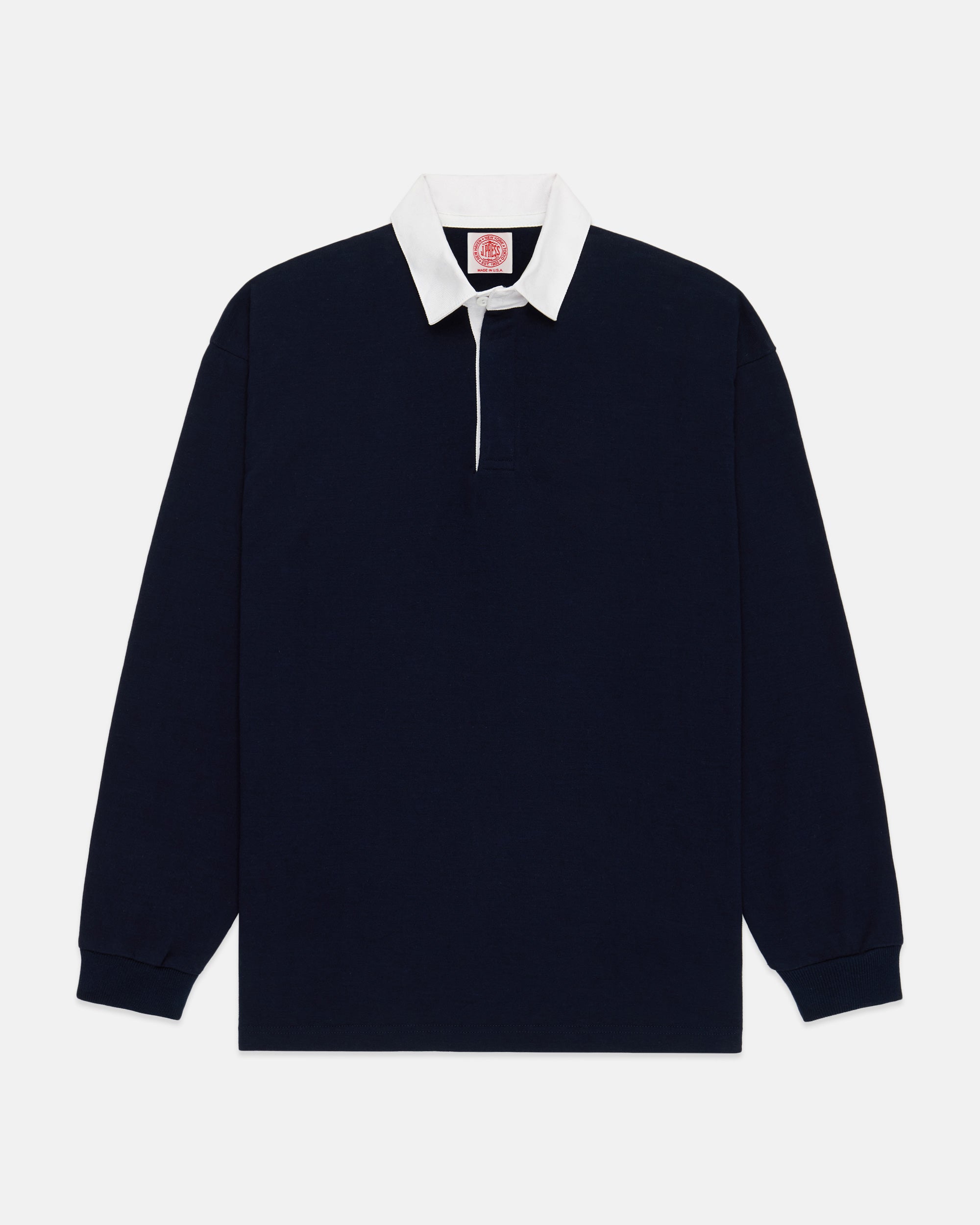 Made-in-USA Navy Cotton Rugby