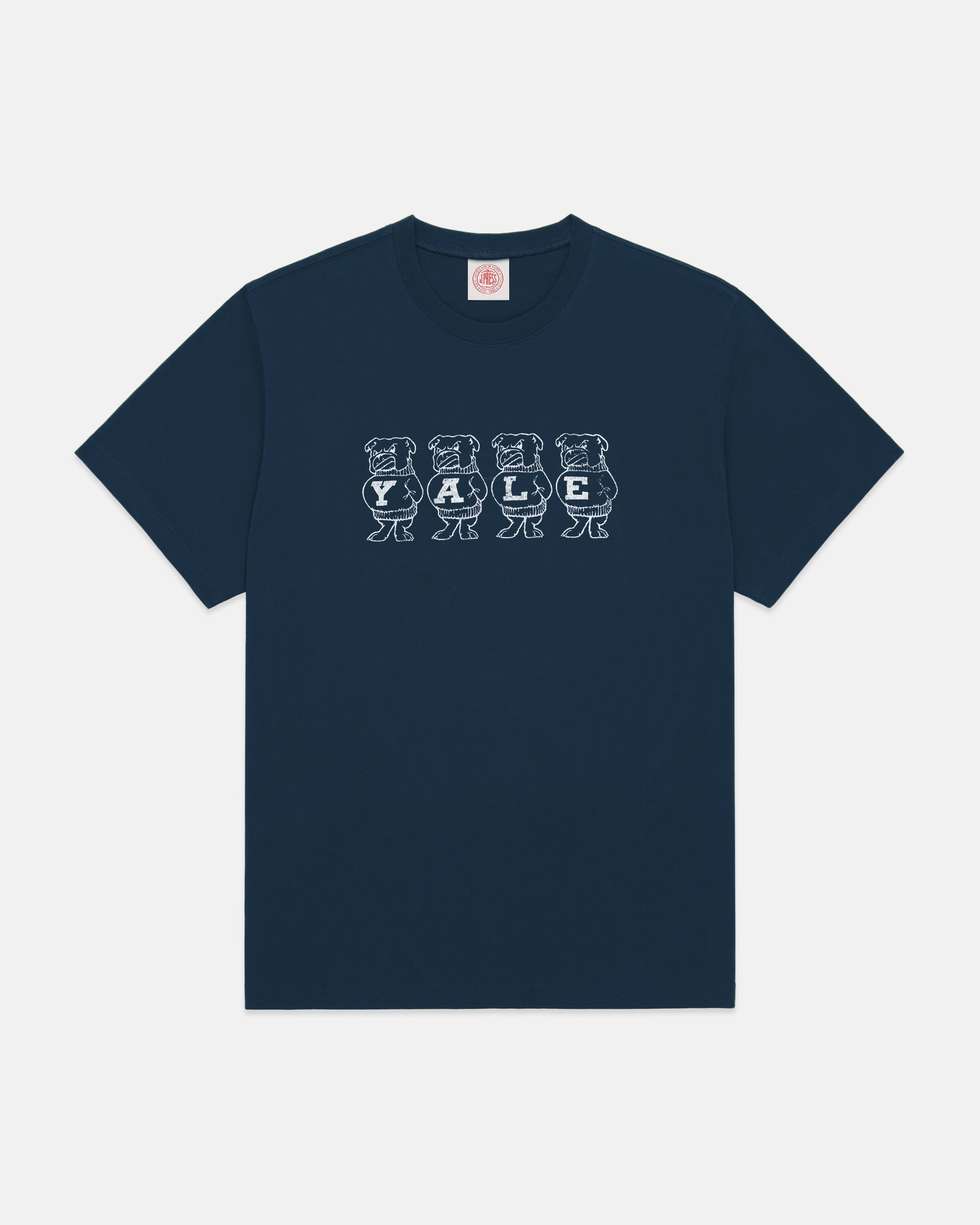 Yale Navy Vintage Bulldog T-Shirt | Men's Sportswear