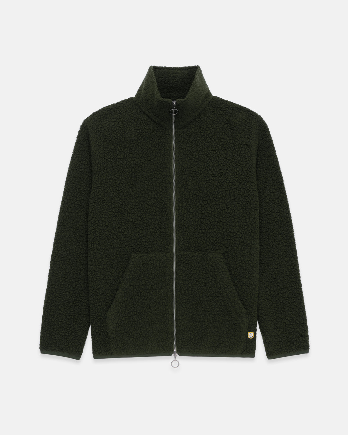 Armor-Lux Olive Sherpa Fleece Jacket