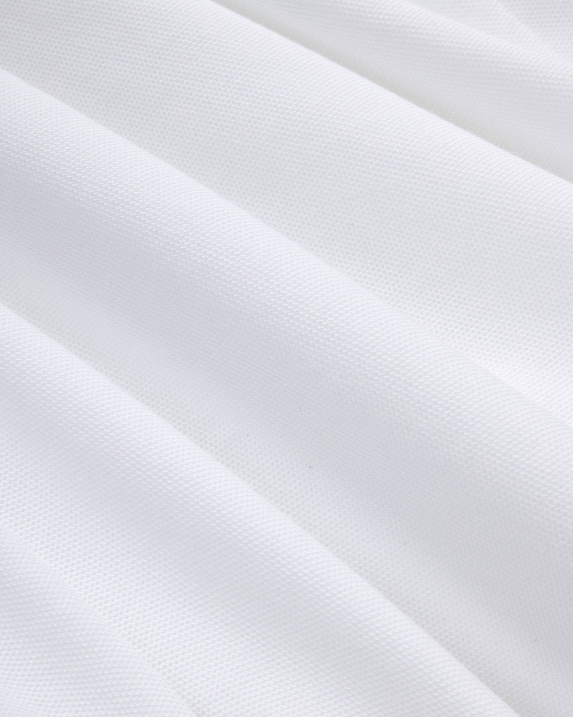 White Pique Button Down Shirt