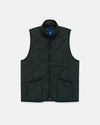 Made-in-England Lavenham Green Mickfield Quilted Gilet