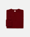 Made-in-Scotland Scarlet Red Shaggy Dog Sweater - Classic Fit
