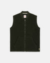 Armor-Lux Olive Sherpa Fleece Vest