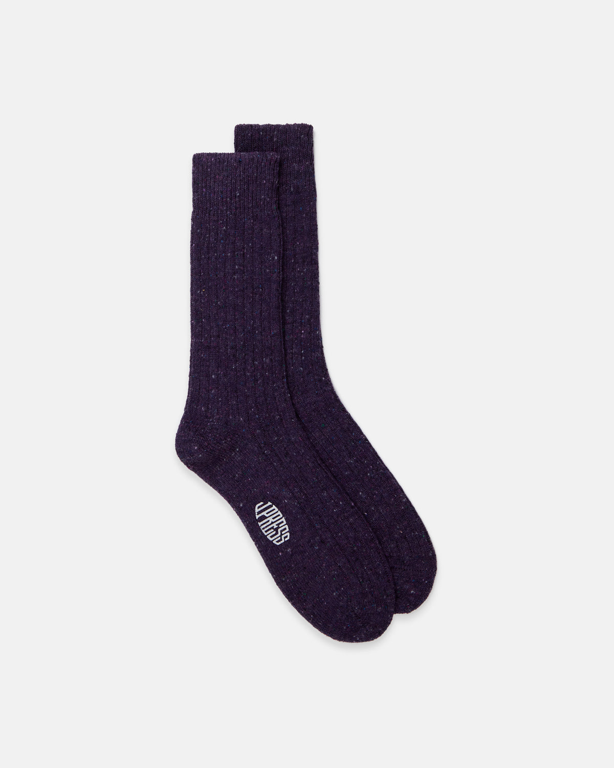 Made-in-UK Purple Donegal Wool Socks