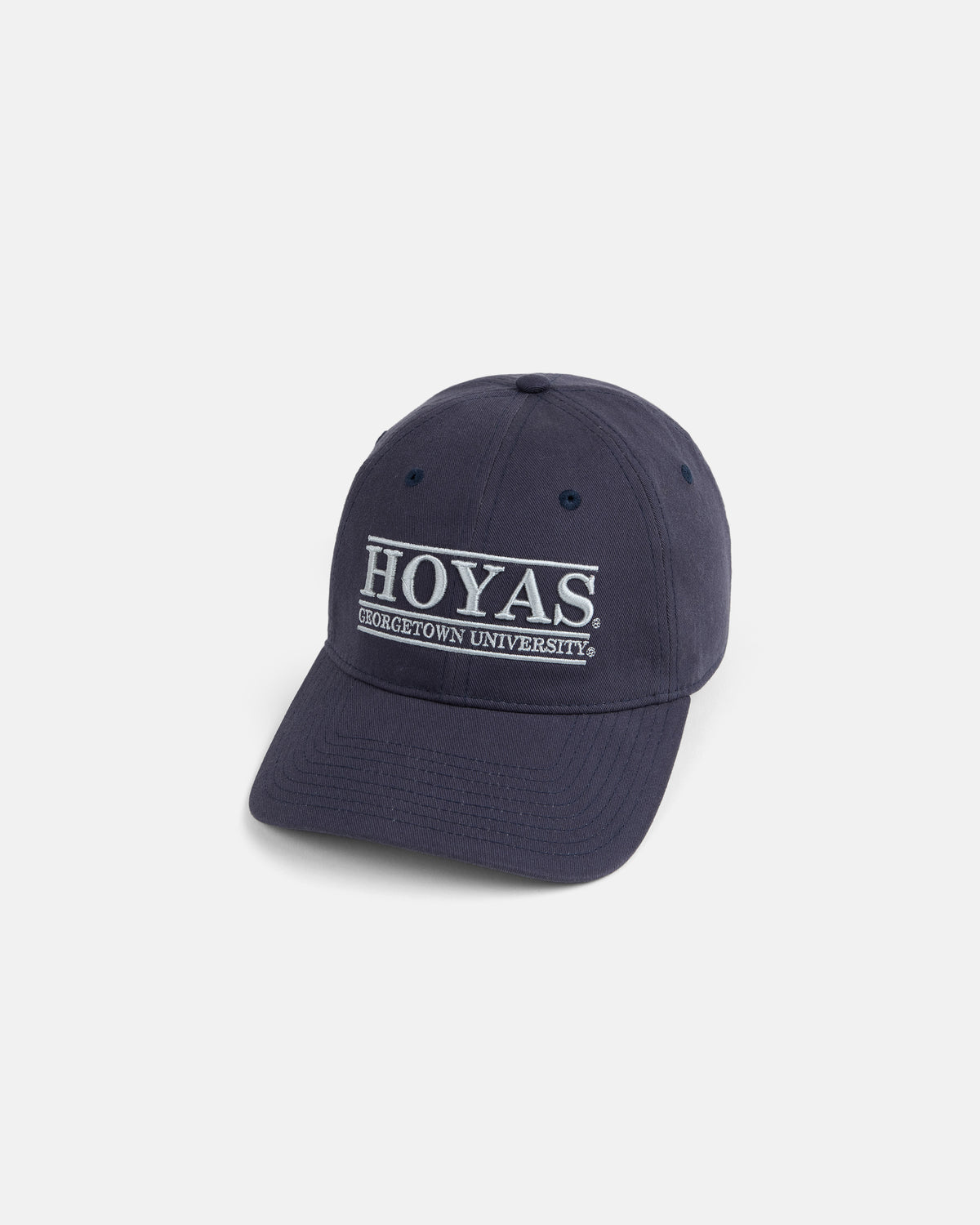 Georgetown Hoyas Navy Three-Bar Dad Hat