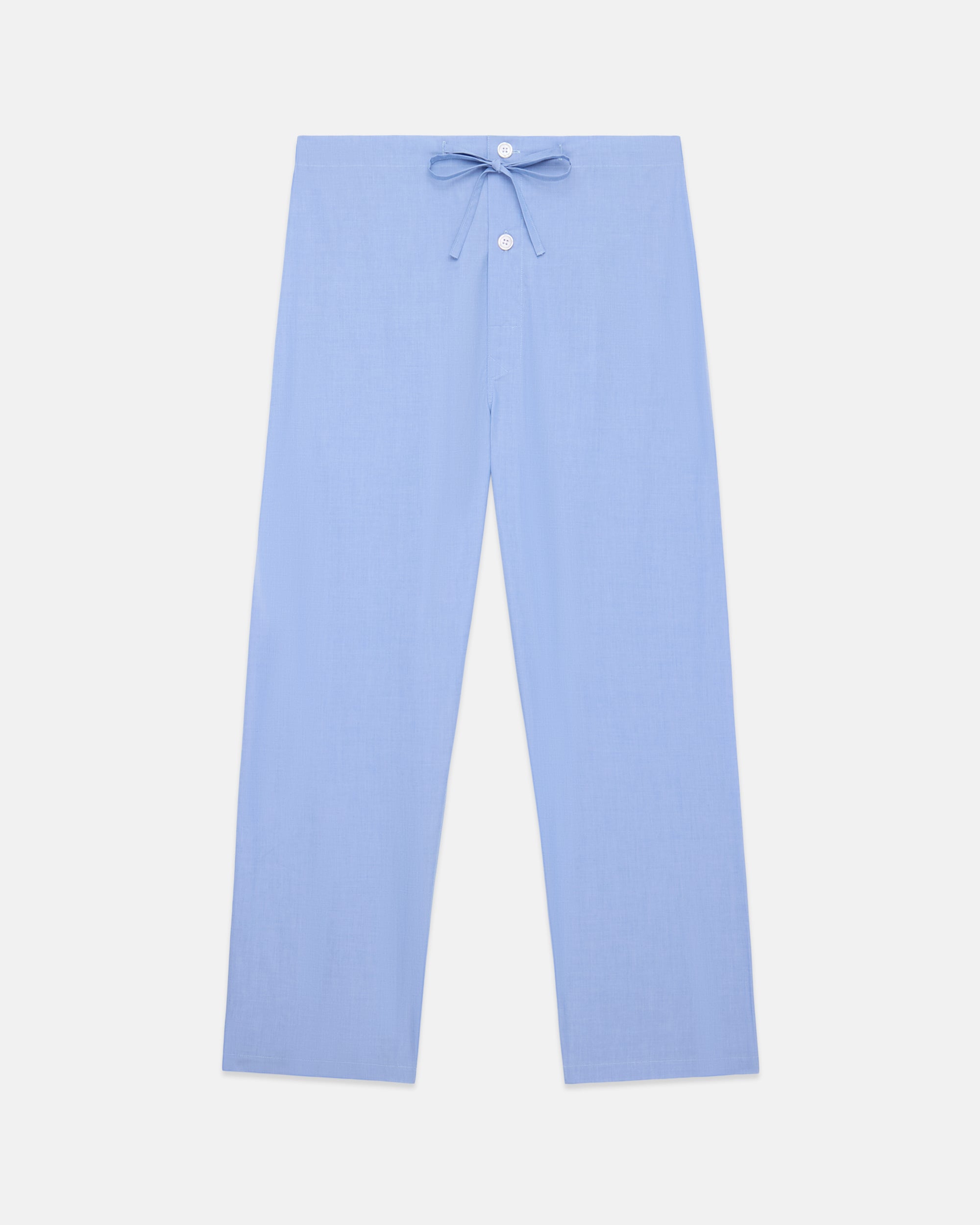 Made-in-Canada Blue End-On-End Cotton Pajamas