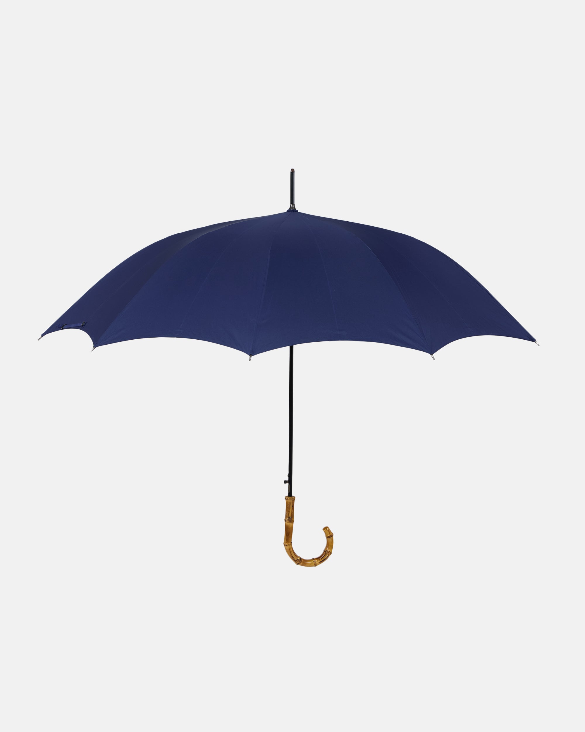 Made-in-England Navy Fox Frame Stick Umbrella