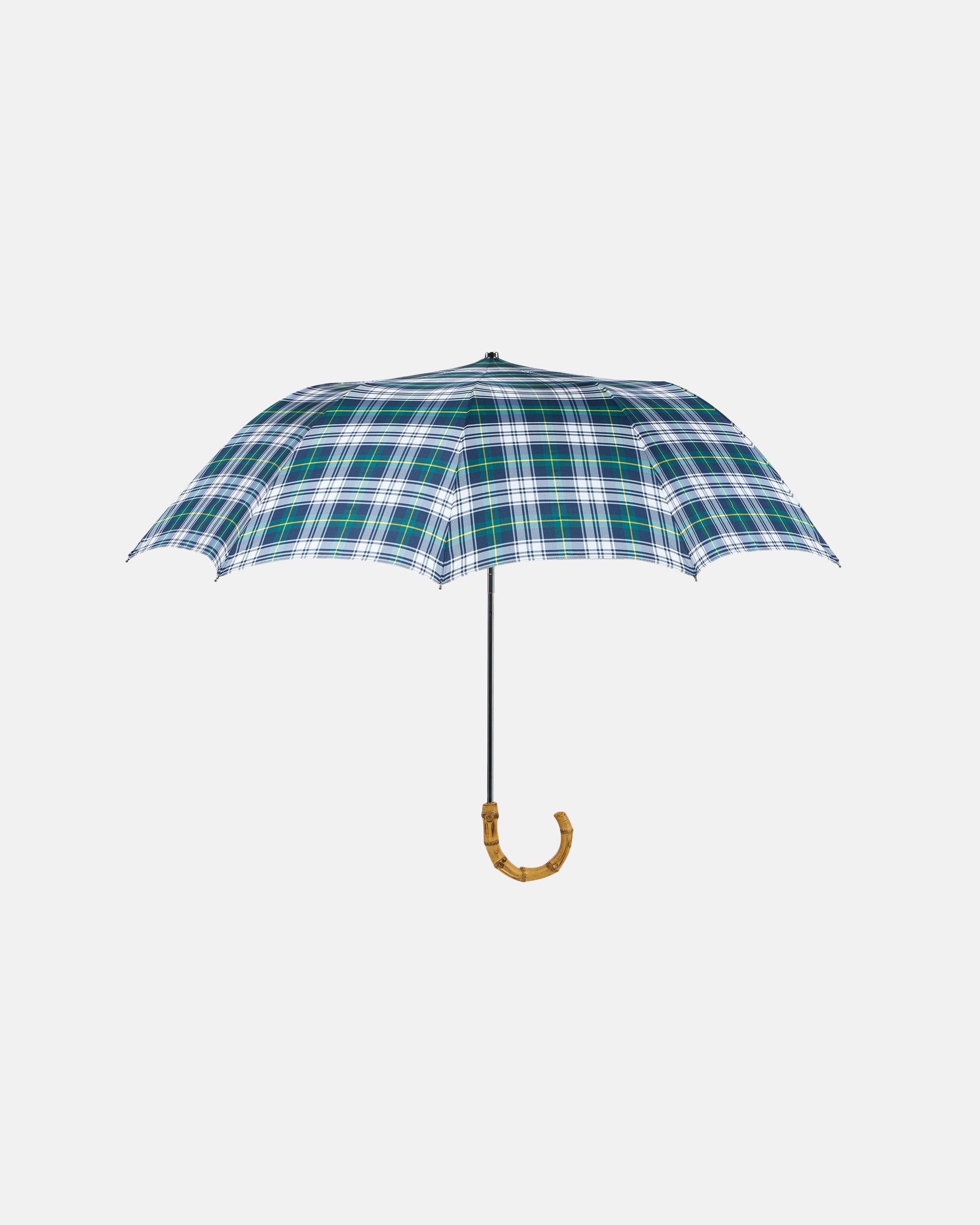 Made-in-England Dress Gordon Tartan Fox Frame Folding Umbrella