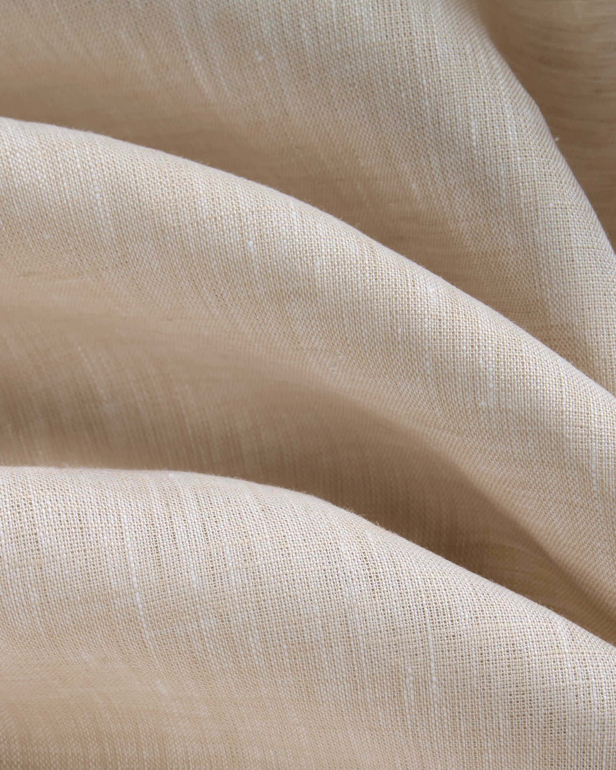 Made-in-USA Thomas Mason Sand Linen Shirt - Classic Fit