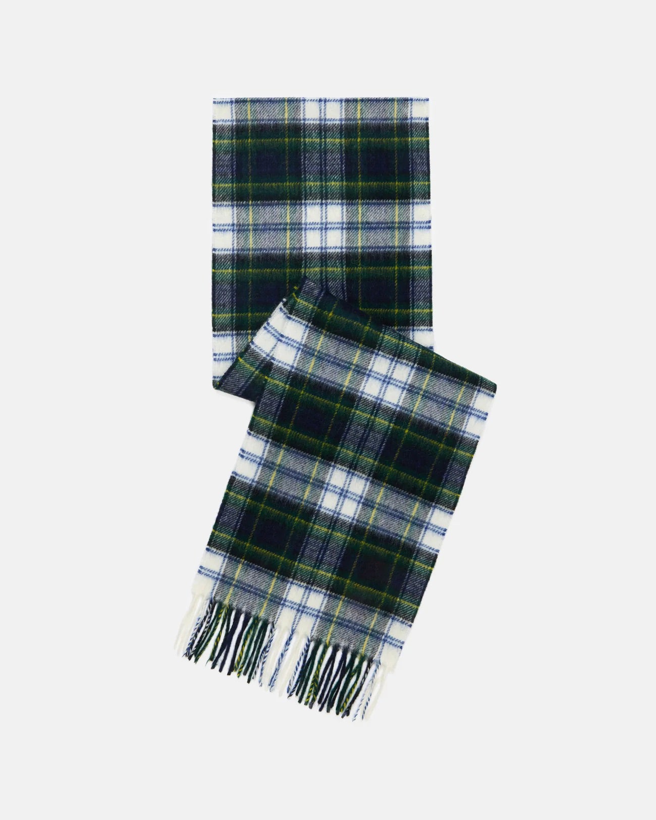 Made-in-England Dress Gordon Tartan Merino Wool Scarf