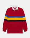 Made-in-USA Red Mountain Stripe Cotton Rugby