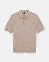 Light Brown High-Twist Cotton Polo - Trim Fit