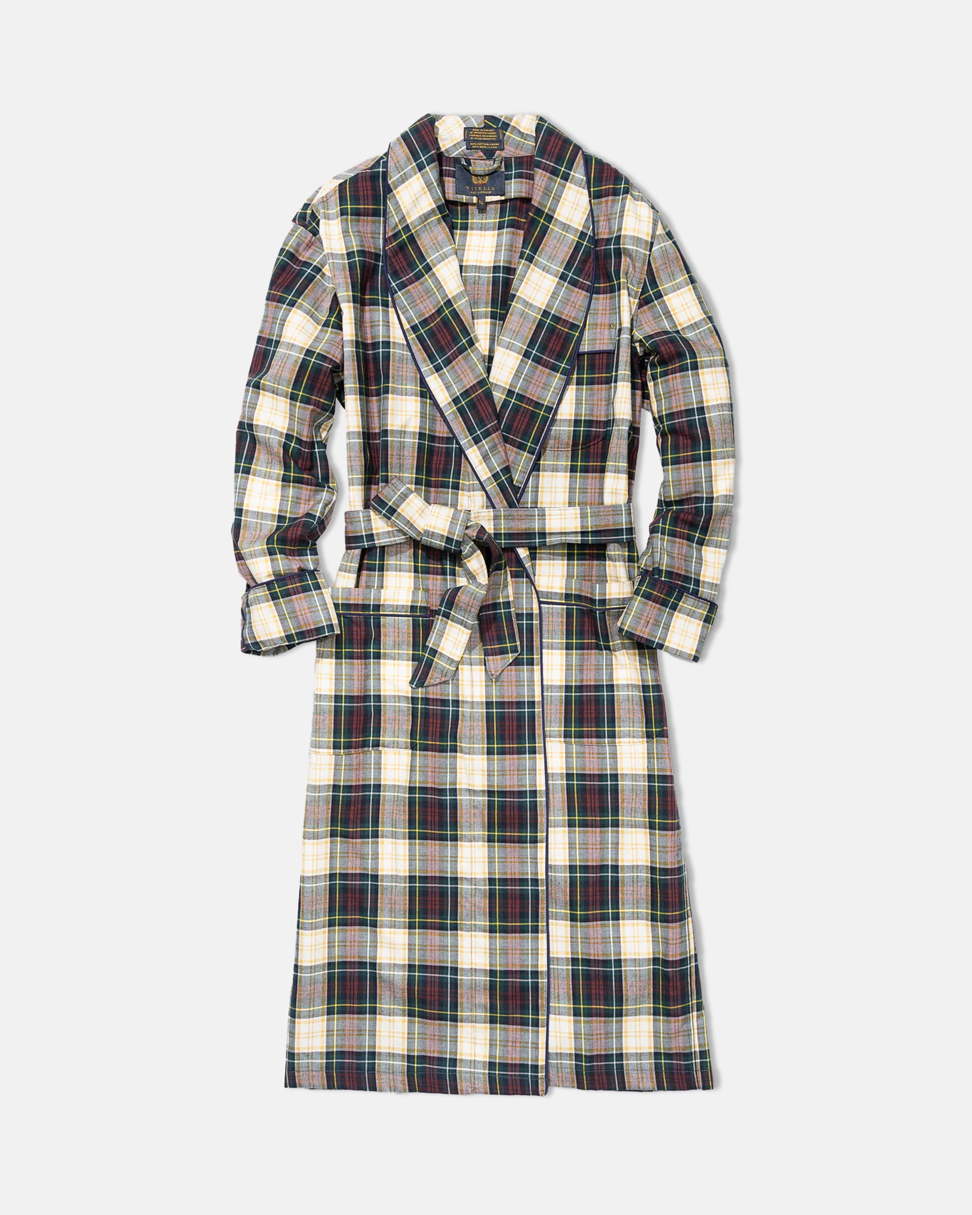 Made-in-Canada Viyella Weathered Campbell Tartan Robe