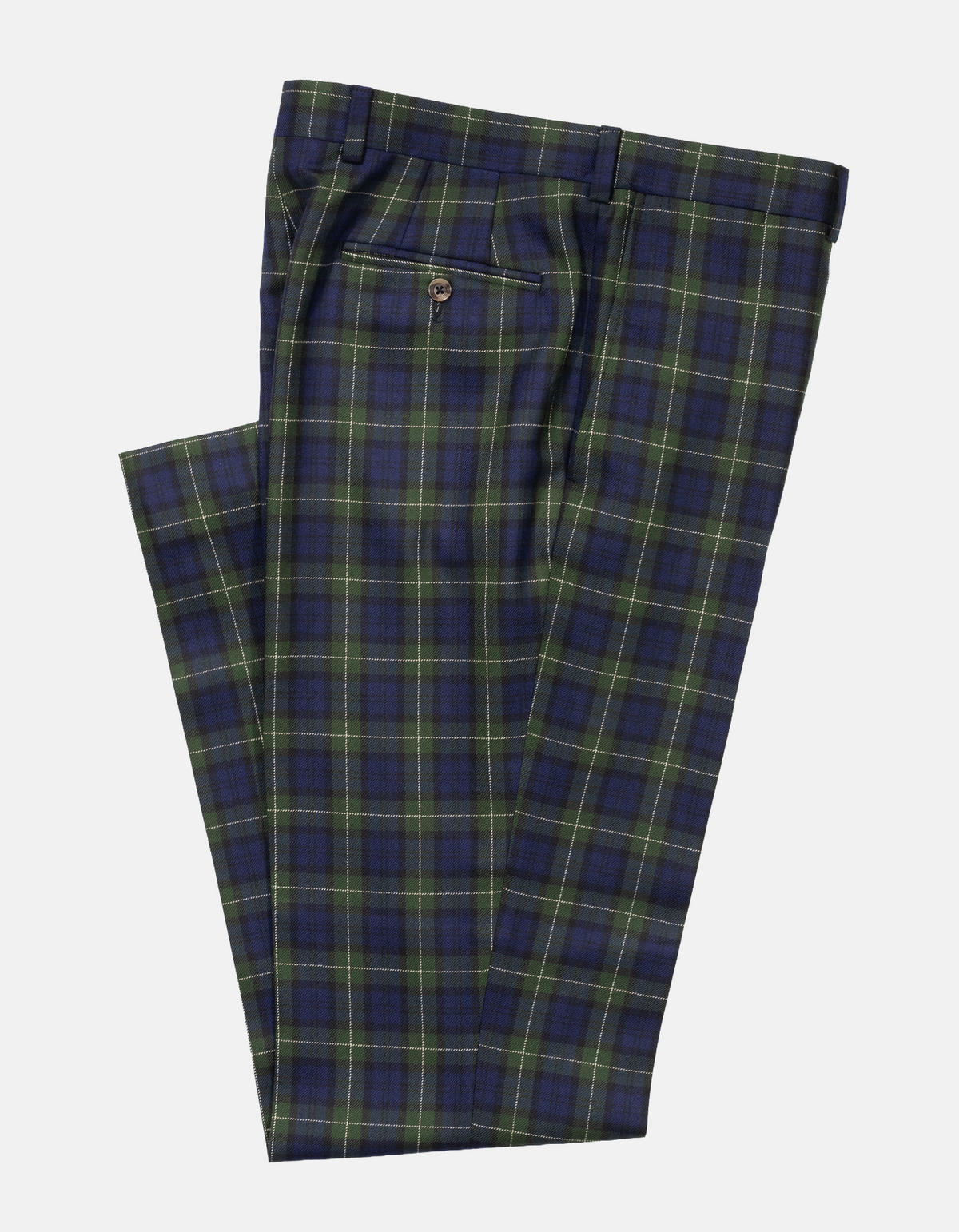 Made-in-Canada Lamont Modern Tartan Wool Trouser