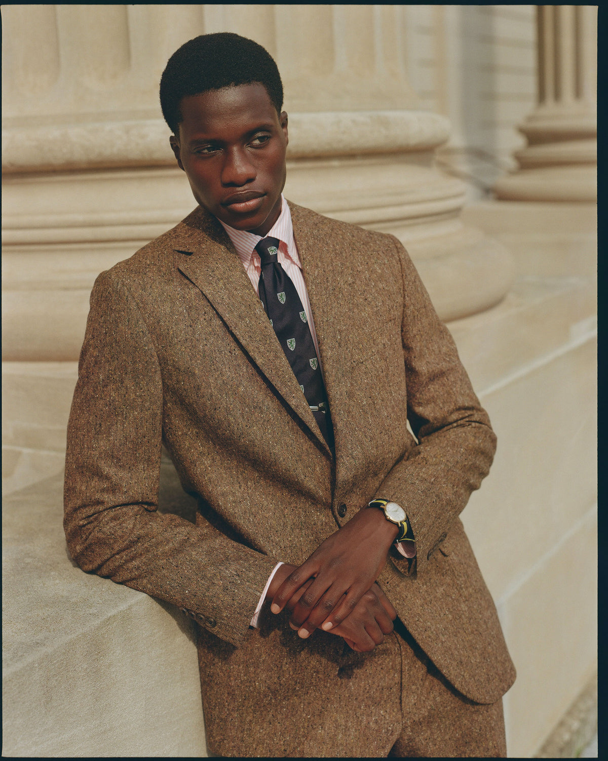 Made-in-Canada Brown Donegal Tweed Sport Coat
