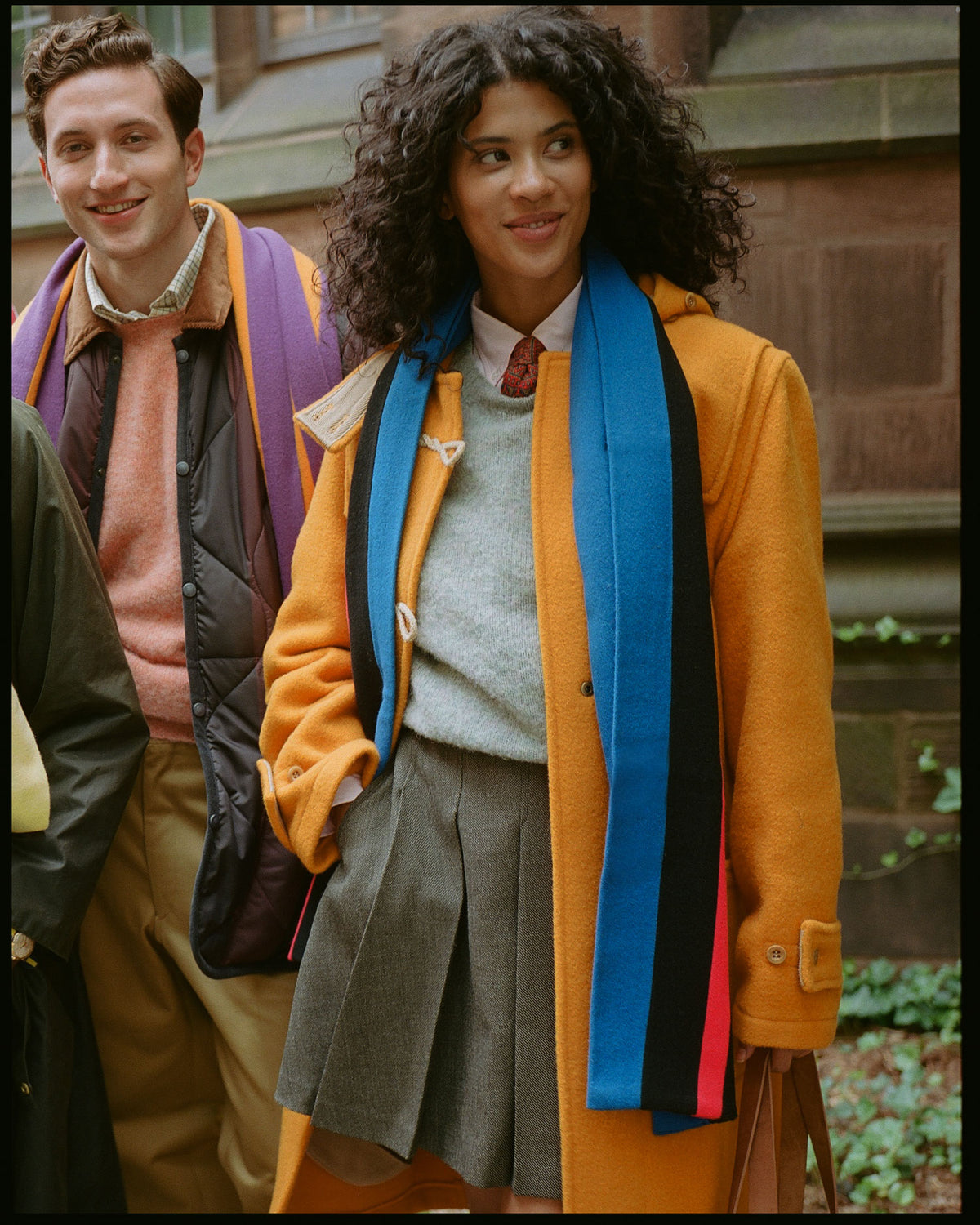 Made-in-England Women's Yellow Original Monty Duffle Coat