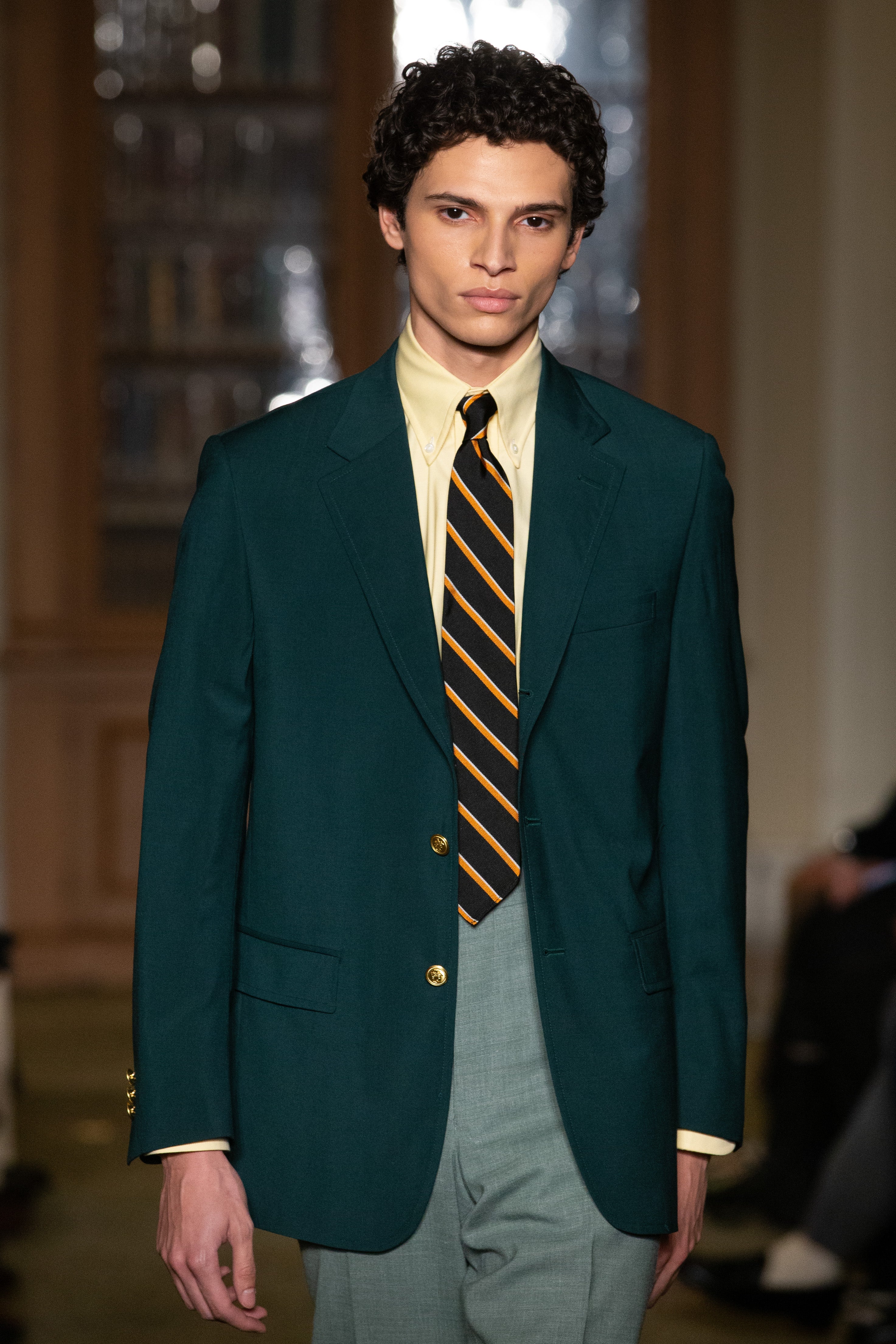 サルセーション　ジャンプスーツ　M ダークグリーン Made-in-Canada Hunter Green Tropical Wool Blazer | J. PRESS